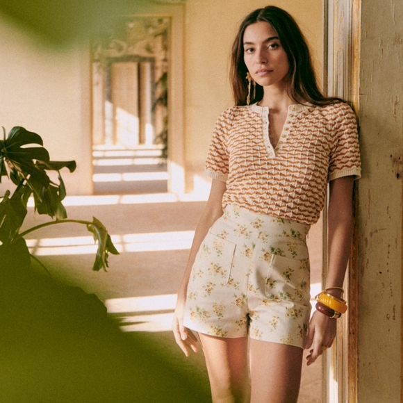 Sezane Kenny Shorts - Picture 1 of 7